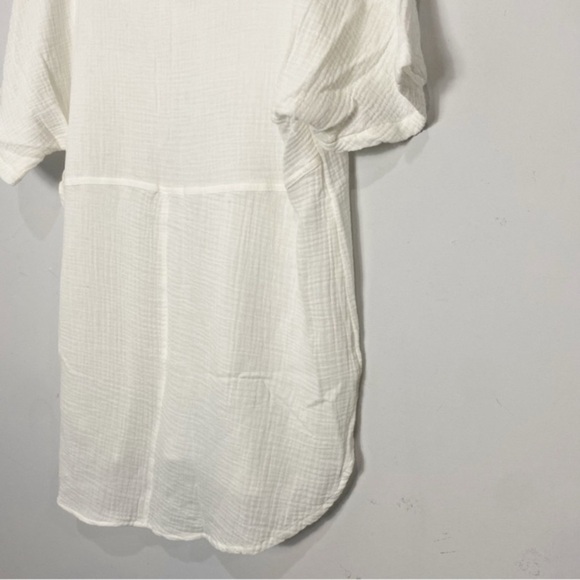 L SPACE Bayside Tunic White Large - Picture 10 of 12